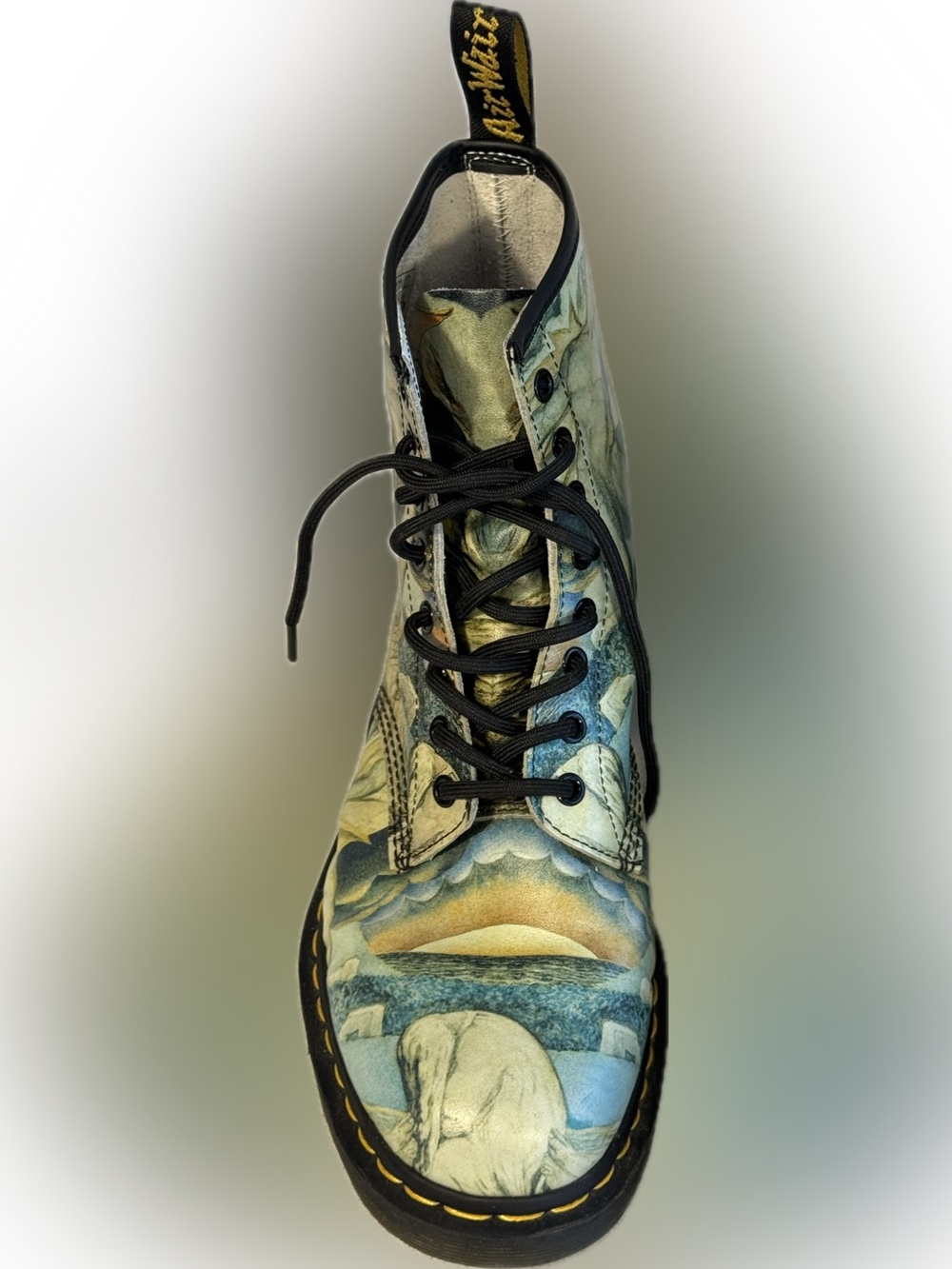 Rare Dr. Martens 1460 William Blake Art Print Boots Men’s US 11 EU 45 Surreal - Picture 5 of 9